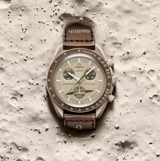 Brown Dial/Brown Strap Bioceramic Moonswatch Mission to Mercury OG-1026