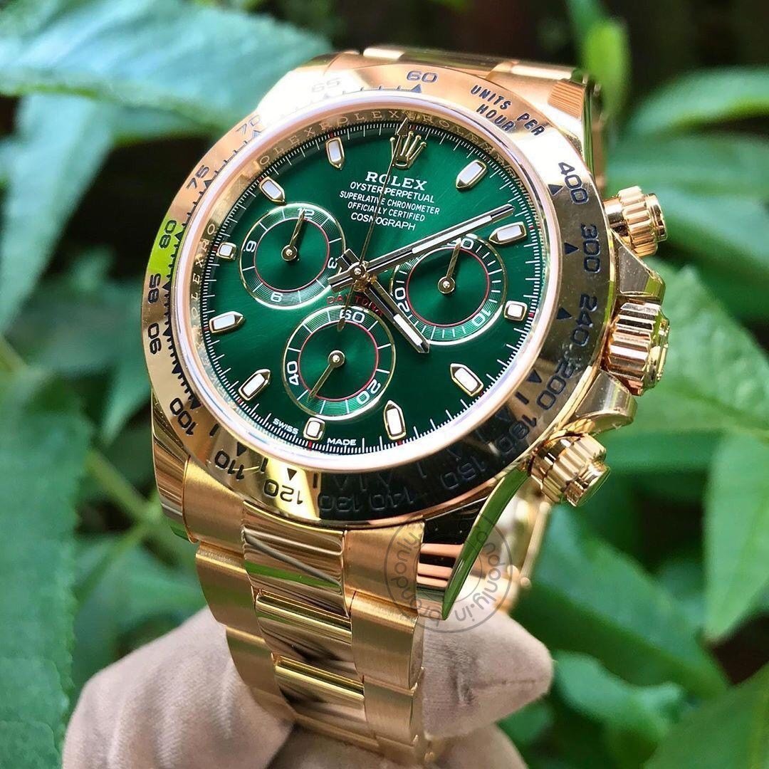 Oyster Perpetual Coronagraph Green Dial Metal Men's Quartz Watch For Man Gift Rlx-116508