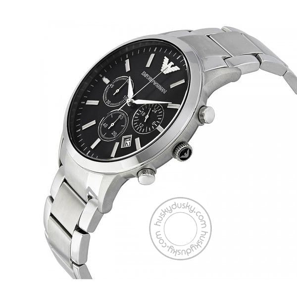 Chronograph Analog Black Dial Men's Watch AR2434