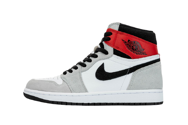 Air Jordan 1 High Light Smoke Grey Shoes For Men And Boys 555088-126
