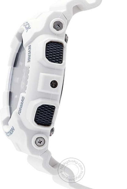 Casio G-Shock Analog-Digital G shock White Gshock Black Dial Mens Watch for Man or Women - G398 Gift