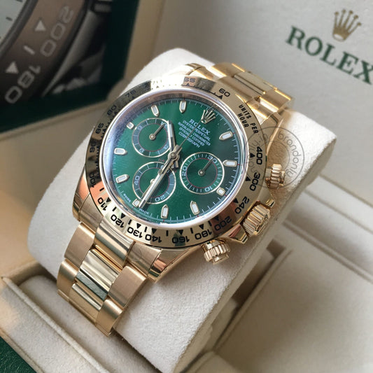 Oyster Perpetual Coronagraph Green Dial Metal Men's Quartz Watch For Man Gift Rlx-116508