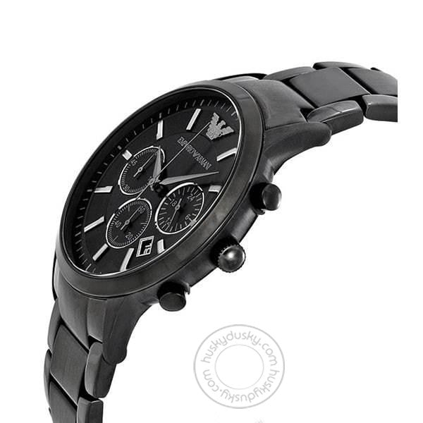 EA Chronograph Analog Black Dial Men's Watch AR2453