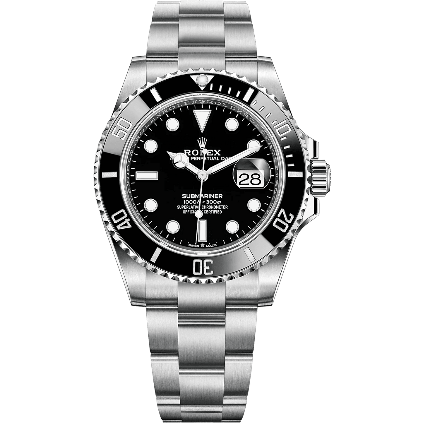 Submariner Quartz Full Black Dial Metal Men's Watch
