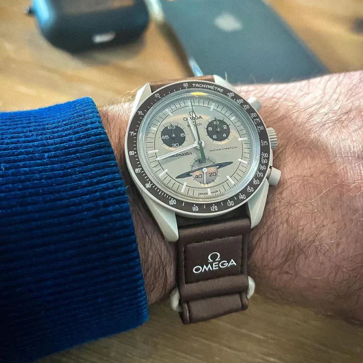 Brown Dial/Brown Strap Bioceramic Moonswatch Mission to Mercury OG-1026