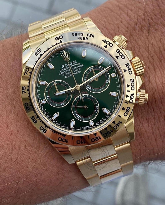 Oyster Perpetual Coronagraph Green Dial Metal Men's Quartz Watch For Man Gift Rlx-116508
