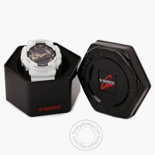 Casio G-Shock Analog-Digital G shock White Gshock Black Dial Mens Watch for Man or Women - G398 Gift