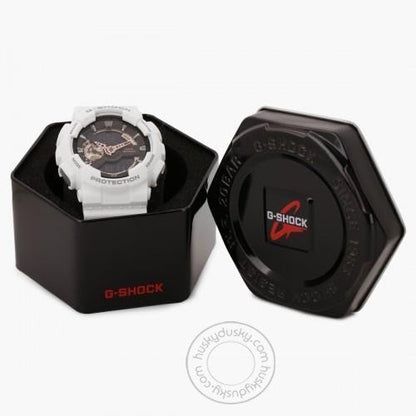 Casio G-Shock Analog-Digital G shock White Gshock Black Dial Mens Watch for Man or Women - G398 Gift