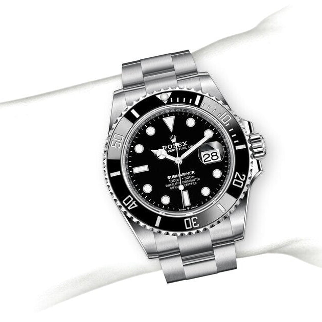Submariner Quartz Full Black Dial Metal Men's Watch