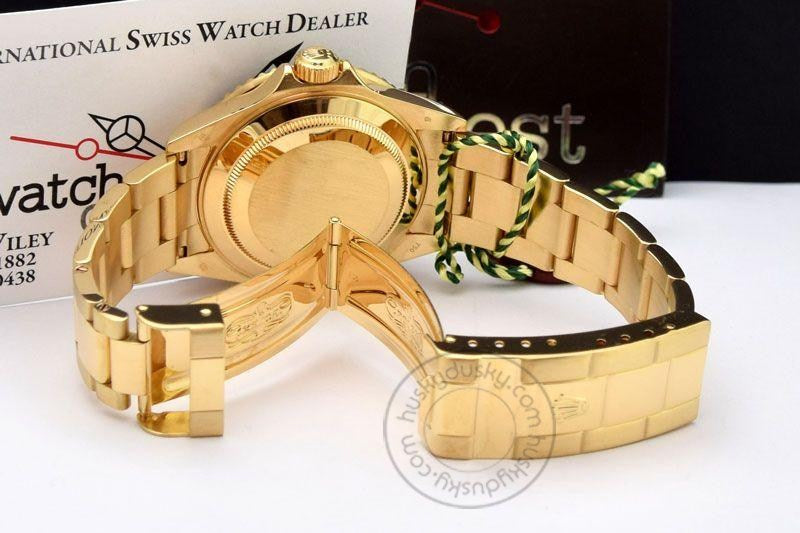 Submariner Quartz Gold Black Dial Metal Men's Watch Sub-GB