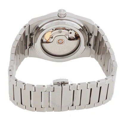Tissot PRX Powermatic 80 White Dial Silver Steel Strap Watch for Men - TS-4101